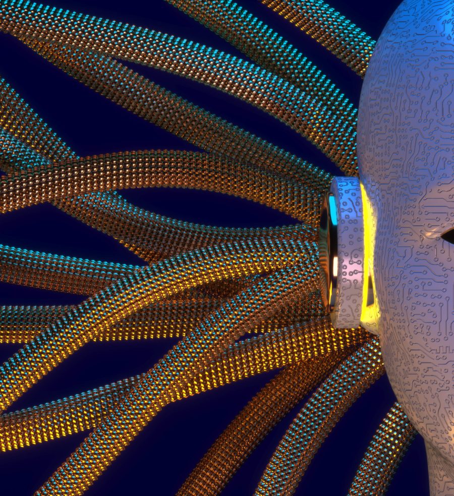 ai-cloud-concept-with-robot-head